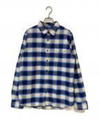 THE NORTH FACEザ ノース フェイス）の古着「オンブレチェックシャツ」｜ブルー