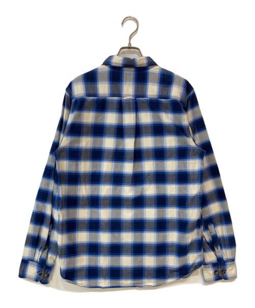 THE NORTH FACE（ザ ノース フェイス）THE NORTH FACE (ザ ノース フェイス) オンブレチェックシャツ ブルー サイズ: Mの古着・服飾アイテム