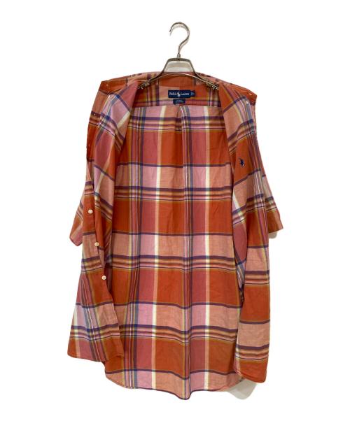 RALPH LAUREN（ラルフローレン）RALPH LAUREN (ラルフローレン) BLAKE 半袖チェックシャツ マルチカラー サイズ:Lの古着・服飾アイテム