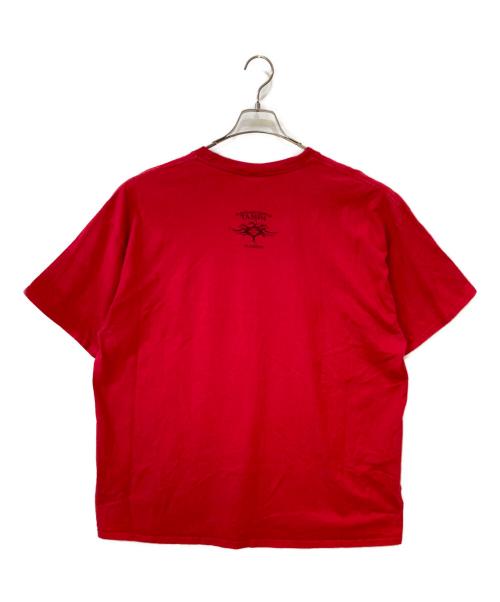 HARLEY-DAVIDSON（ハーレーダビッドソン）HARLEY-DAVIDSON (ハーレーダビッドソン) プリントTシャツ レッド サイズ:2ＸＬの古着・服飾アイテム