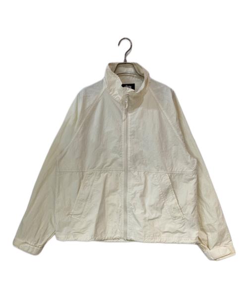 stussy（ステューシー）stussy (ステューシー) WARM UP JACKET アイボリー サイズ:Ｓの古着・服飾アイテム