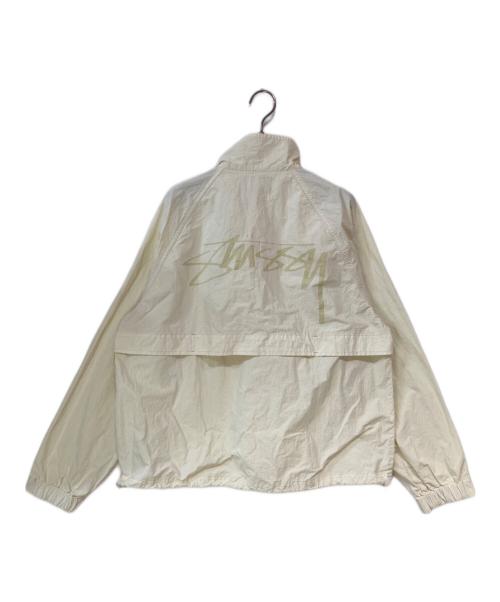 stussy（ステューシー）stussy (ステューシー) WARM UP JACKET アイボリー サイズ:Ｓの古着・服飾アイテム