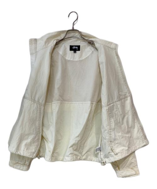 stussy（ステューシー）stussy (ステューシー) WARM UP JACKET アイボリー サイズ:Ｓの古着・服飾アイテム