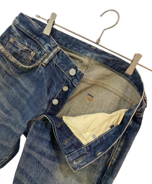 Hysteric Glamour（ヒステリックグラマー）Hysteric Glamour (ヒステリックグラマー) ウォッシュドスタッズデニムパンツ インディゴ サイズ:32の古着・服飾アイテム