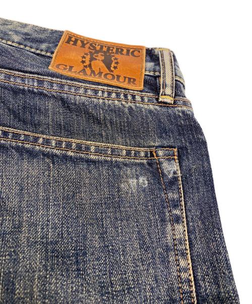Hysteric Glamour（ヒステリックグラマー）Hysteric Glamour (ヒステリックグラマー) ウォッシュドスタッズデニムパンツ インディゴ サイズ:32の古着・服飾アイテム