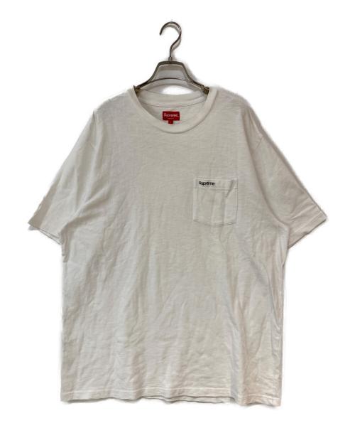 SUPREME（シュプリーム）SUPREME (シュプリーム) S/S Pocket Tee ホワイト サイズ:Lの古着・服飾アイテム
