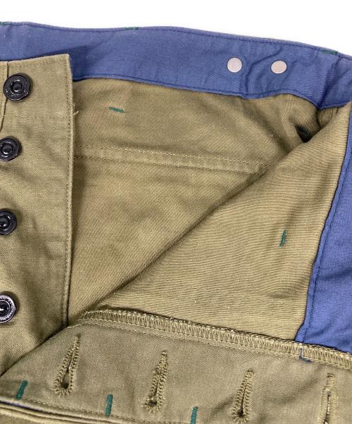 BURGUS PLUS（バーガスプラス）BURGUS PLUS (バーガスプラス) Fatigue Pants - Back Sateen カーキ サイズ:91cm (W36)の古着・服飾アイテム
