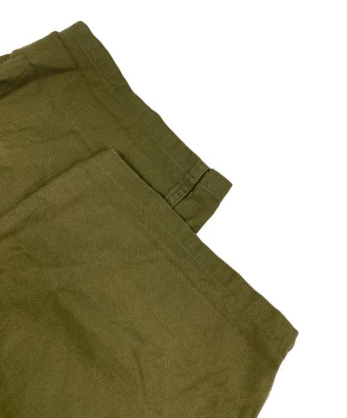 BURGUS PLUS（バーガスプラス）BURGUS PLUS (バーガスプラス) Fatigue Pants - Back Sateen カーキ サイズ:91cm (W36)の古着・服飾アイテム