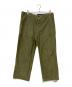 BURGUS PLUS（バーガスプラス）の古着「Fatigue Pants - Back Sateen」｜カーキ
