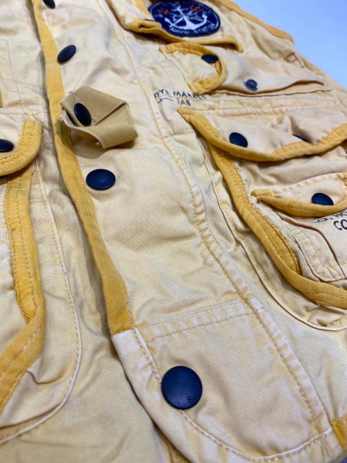 POLO RALPH LAUREN（ポロ・ラルフローレン）POLO RALPH LAUREN (ポロ・ラルフローレン) marine vest イエロー サイズ:Mの古着・服飾アイテム