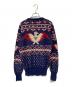 POLO RALPH LAUREN (ポロ・ラルフローレン) イーグル柄ニット ネイビー サイズ:M：11000円