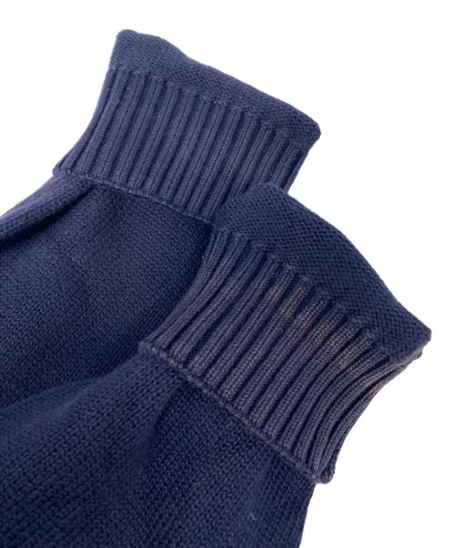 POLO RALPH LAUREN（ポロ・ラルフローレン）POLO RALPH LAUREN (ポロ・ラルフローレン) EXCLUSIVE OF DECORATION ドライバーズニット ネイビー サイズ:Lの古着・服飾アイテム