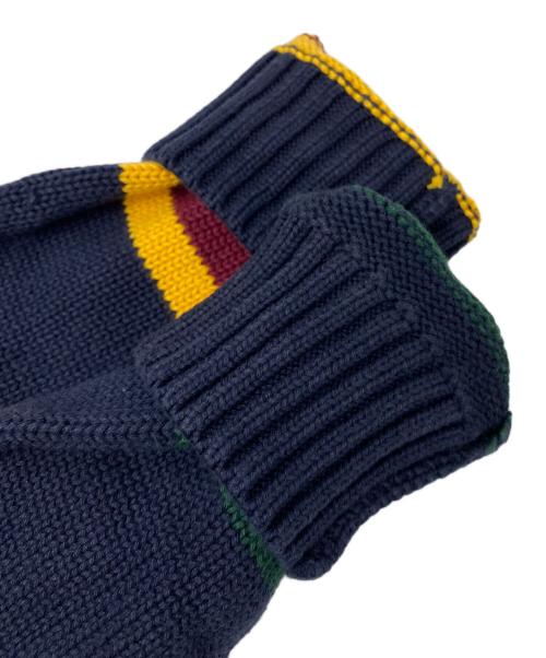 POLO RALPH LAUREN（ポロ・ラルフローレン）POLO RALPH LAUREN (ポロ・ラルフローレン) ショールカラーボーダーカーディガン マルチカラー サイズ:Lの古着・服飾アイテム