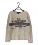 POLO RALPH LAURENポロ・ラルフローレン）の古着「ヘンプシルク混ニット」｜ベージュ