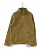 POLO RALPH LAURENポロ・ラルフローレン）の古着「スナップボタン ボアプルオーバー」｜ベージュ