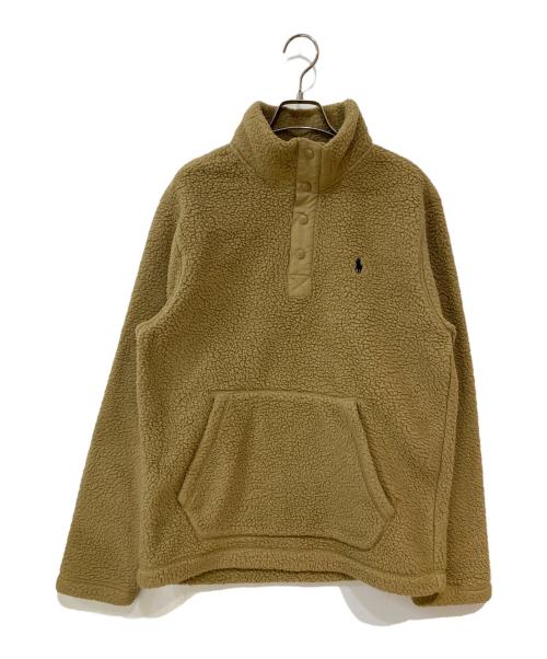 POLO RALPH LAUREN（ポロ・ラルフローレン）POLO RALPH LAUREN (ポロ・ラルフローレン) スナップボタン ボアプルオーバー ベージュ サイズ: Sの古着・服飾アイテム