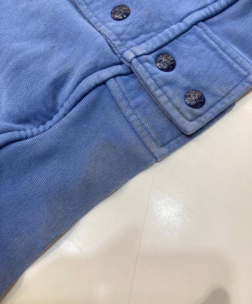 POLO RALPH LAUREN（ポロ・ラルフローレン）POLO RALPH LAUREN (ポロ・ラルフローレン) エンブロイダリー ループバック フリース ジャケット ブルー サイズ:Lの古着・服飾アイテム