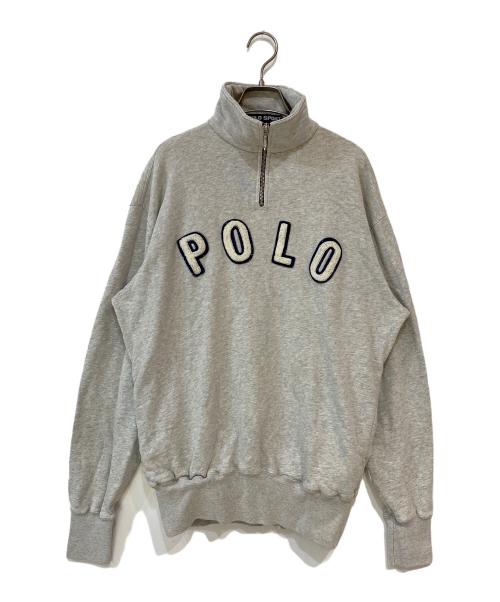 POLO SPORT（ポロスポーツ）POLO SPORT (ポロスポーツ) ハーフジップスウェット グレー サイズ:Mの古着・服飾アイテム
