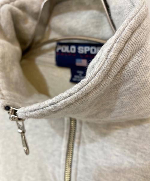 POLO SPORT（ポロスポーツ）POLO SPORT (ポロスポーツ) ハーフジップスウェット グレー サイズ:Mの古着・服飾アイテム