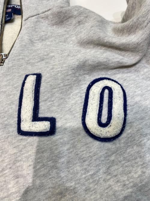 POLO SPORT（ポロスポーツ）POLO SPORT (ポロスポーツ) ハーフジップスウェット グレー サイズ:Mの古着・服飾アイテム