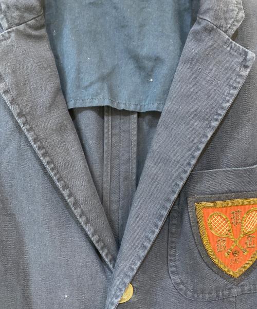 POLO RALPH LAUREN（ポロ・ラルフローレン）POLO RALPH LAUREN (ポロ・ラルフローレン) ワッペンブレザー ネイビー サイズ:42Rの古着・服飾アイテム