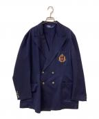 POLO RALPH LAURENポロ・ラルフローレン）の古着「ワッペンブレザー」｜ネイビー