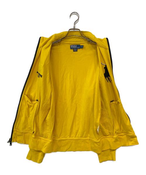 POLO RALPH LAUREN（ポロ・ラルフローレン）POLO RALPH LAUREN (ポロ・ラルフローレン) EXCLUSIVE OF DECORATION トラックジャケット イエロー サイズ:Lの古着・服飾アイテム