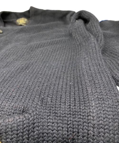 RRL（ダブルアールエル）RRL (ダブルアールエル) EXCLUSIVE OF DECORATION ワッペン エルボーパッチ カーディガン ネイビー サイズ:Mの古着・服飾アイテム