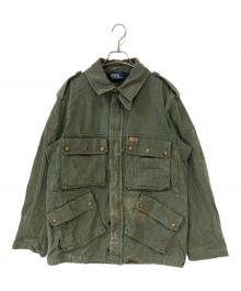 POLO RALPH LAUREN（ポロ・ラルフローレン）の古着「マルチポケットハンティングジャケット」｜ブラウン