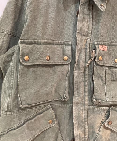 POLO RALPH LAUREN（ポロ・ラルフローレン）POLO RALPH LAUREN (ポロ・ラルフローレン) マルチポケットハンティングジャケット ブラウン サイズ:Lの古着・服飾アイテム