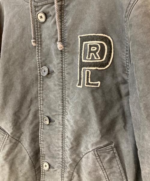 POLO RALPH LAUREN（ポロ・ラルフローレン）POLO RALPH LAUREN (ポロ・ラルフローレン) ワッペン モッズコート ブラック サイズ:Mの古着・服飾アイテム