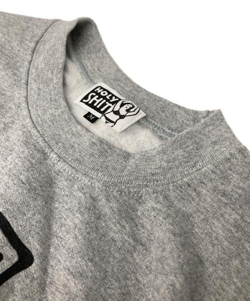 HOLY SHIT（ホーリーシット）HOLY SHIT (ホーリーシット) プリントスウェット グレー サイズ:Mの古着・服飾アイテム