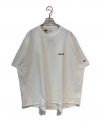 holiday×Championホリデー×チャンピオン）の古着「ワンポイントロゴTシャツ」｜ホワイト