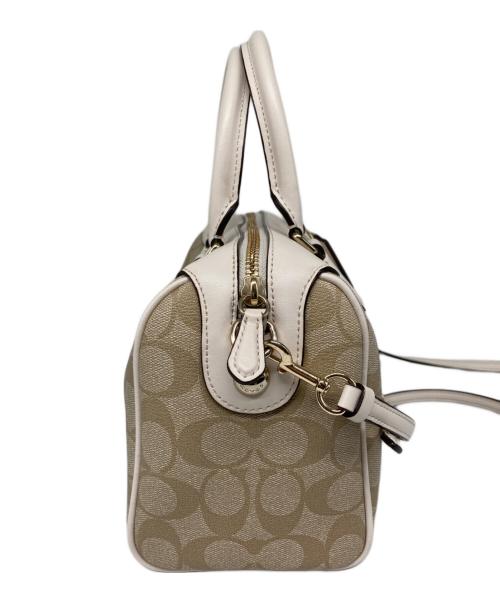 COACH（コーチ）COACH (コーチ) シグネチャー 2WAYバッグ ベージュ サイズ:なしの古着・服飾アイテム