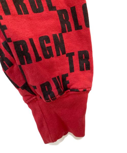 TRUE RELIGION（トゥルー レリジョン）TRUE RELIGION (トゥルー レリジョン) バイカラープルオーバーパーカー ホワイト×レッド サイズ:3XLの古着・服飾アイテム