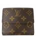 LOUIS VUITTON (ルイ ヴィトン) ポルトフォイユ・エリーズ 2つ折り財布 ブラウン：25000円