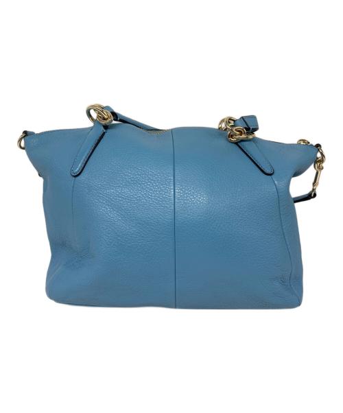 COACH（コーチ）COACH (コーチ) ケルシーサッチェル 2WAY トートバッグ ブルーの古着・服飾アイテム