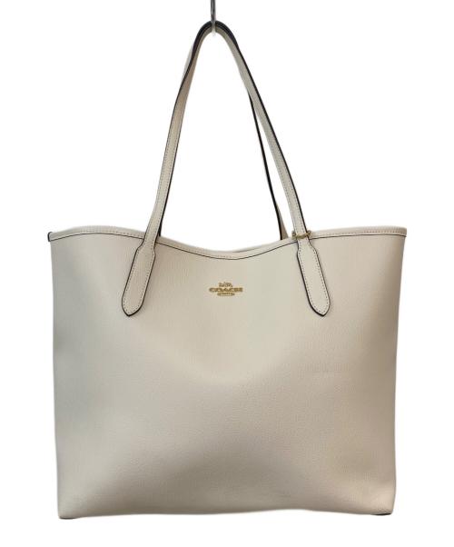 COACH（コーチ）COACH (コーチ) シティ トート バッグ ホワイトの古着・服飾アイテム