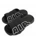 NIKE（ナイキ）の古着「AIR MORE UPTEMPO SLIDE」｜BLACK/WHITE-BLACK-CL