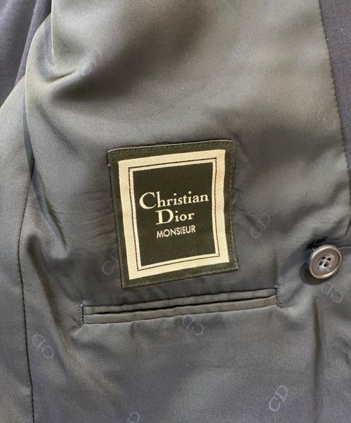 Christian Dior MONSIEUR（クリスチャンディオールムッシュ）Christian Dior MONSIEUR (クリスチャンディオールムッシュ) ダブルジャケット ネイビー サイズ:A-6の古着・服飾アイテム