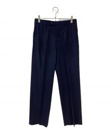 Christian Dior MONSIEUR（クリスチャンディオールムッシュ）の古着「タックスラックス」｜ネイビー