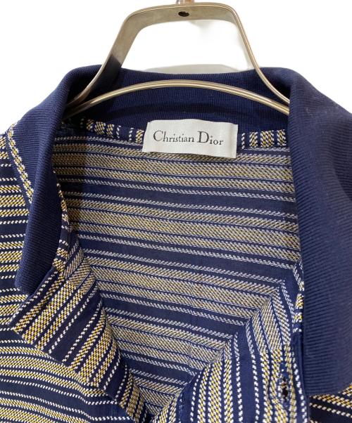 Christian Dior（クリスチャン ディオール）Christian Dior (クリスチャン ディオール) ポロシャツ ネイビー サイズ:Mの古着・服飾アイテム