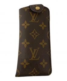 LOUIS VUITTON（ルイ ヴィトン）の古着「エテュイ・リュネットPM メガネケース」｜ブラウン
