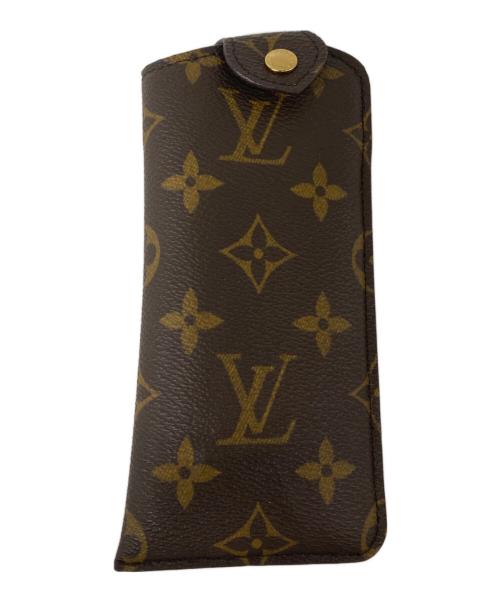 LOUIS VUITTON（ルイ ヴィトン）LOUIS VUITTON (ルイ ヴィトン) エテュイ・リュネットPM メガネケース ブラウンの古着・服飾アイテム