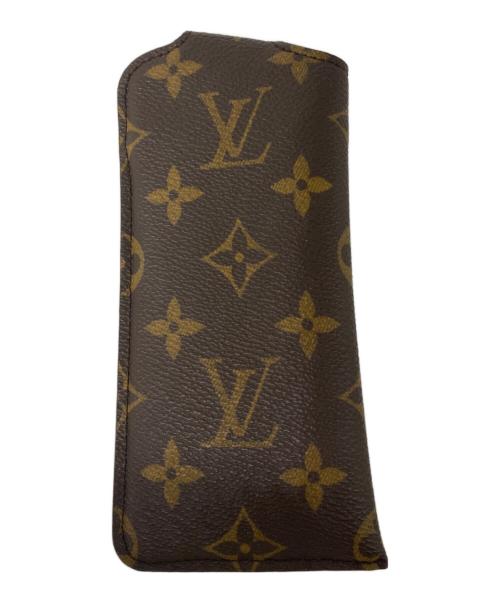 LOUIS VUITTON（ルイ ヴィトン）LOUIS VUITTON (ルイ ヴィトン) エテュイ・リュネットPM メガネケース ブラウンの古着・服飾アイテム