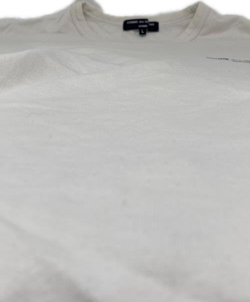 COMME des GARCONS HOMME（コムデギャルソン オム）COMME des GARCONS HOMME (コムデギャルソン オム) ロゴプリントTシャツ ホワイト サイズ:Lの古着・服飾アイテム