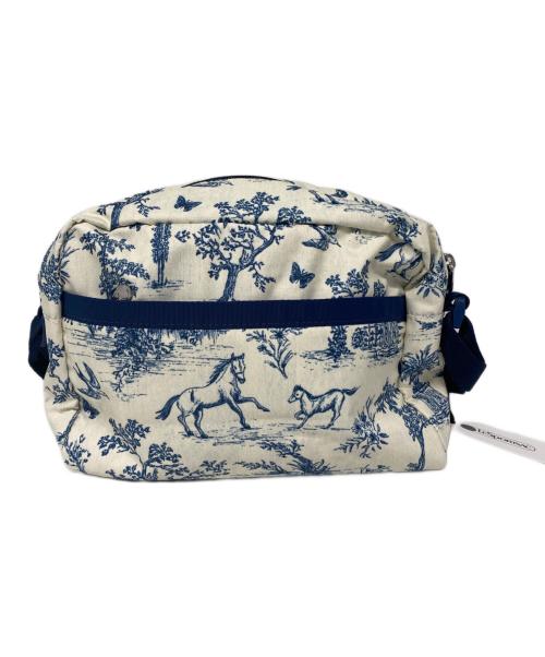 LeSportsac（レスポートサック）LeSportsac (レスポートサック) トワルドジュイ柄ポーチ付きショルダーバッグ ネイビー 未使用品の古着・服飾アイテム