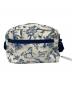LeSportsac (レスポートサック) トワルドジュイ柄ポーチ付きショルダーバッグ ネイビー 未使用品：6000円