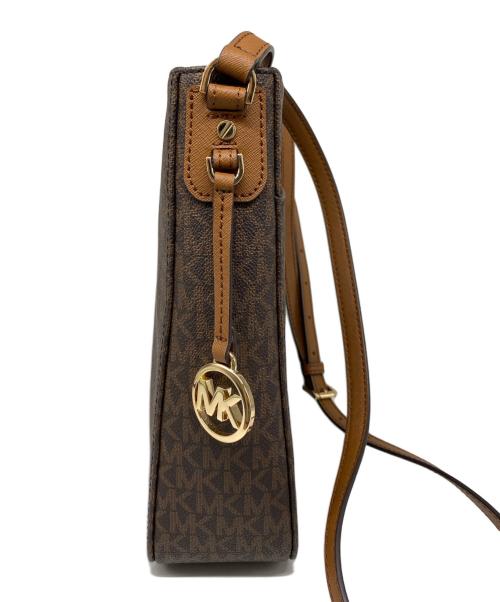 MICHAEL KORS（マイケルコース）MICHAEL KORS (マイケルコース) JET SET TRAVEL LG MESSENGER バッグ ブラウンの古着・服飾アイテム