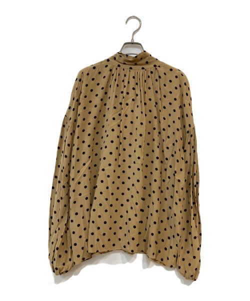 journal standard L'essage（ジャーナルスタンダード レサージュ）journal standard L'essage (ジャーナルスタンダード レサージュ) IPEKER NEW ボウタイブラウス ベージュ サイズ:なしの古着・服飾アイテム
